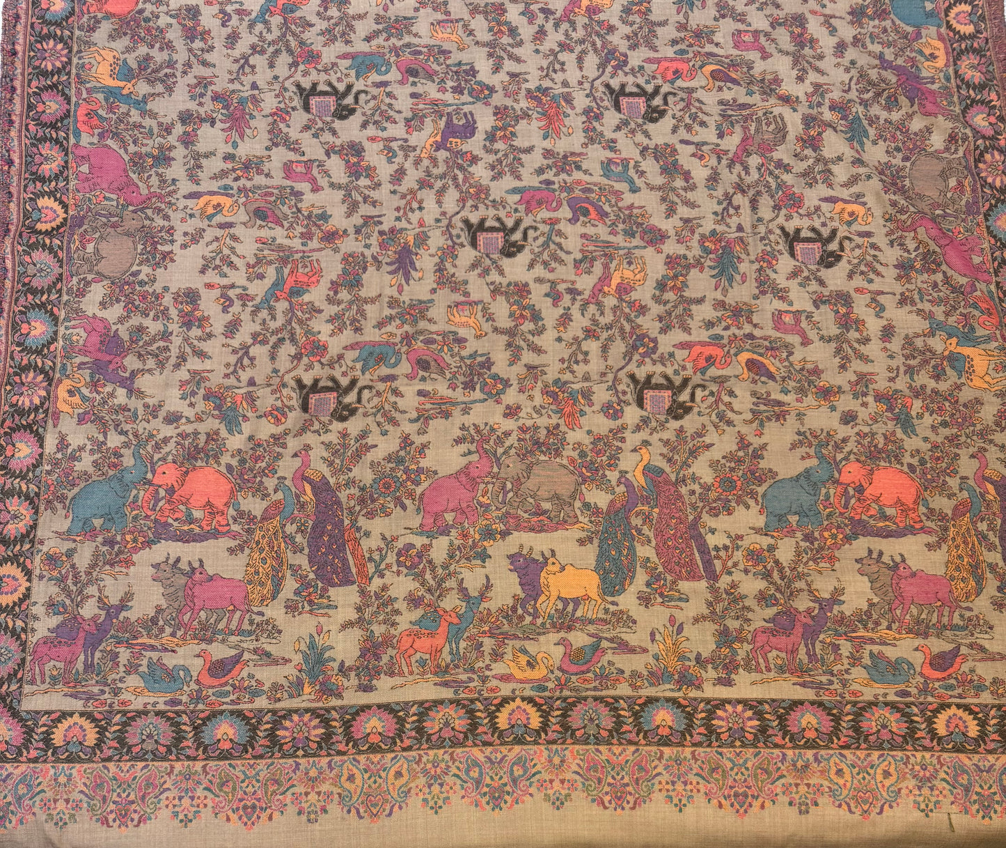 Woven Menagerie Kani Shawl