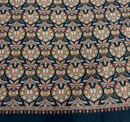 Black Bloom Shawl