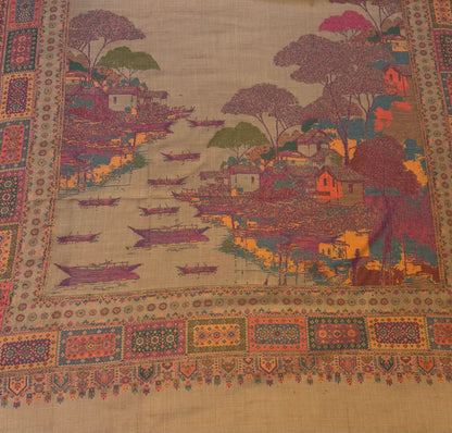 Riverside Village Camel Kani Shawl
