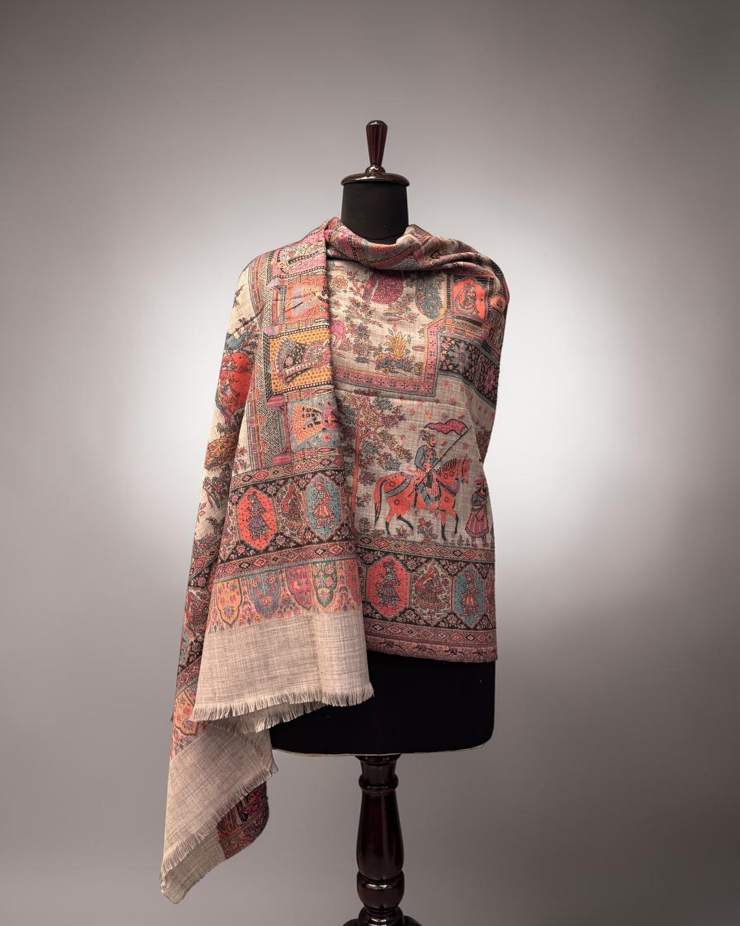 Royal Procession Kani Shawl