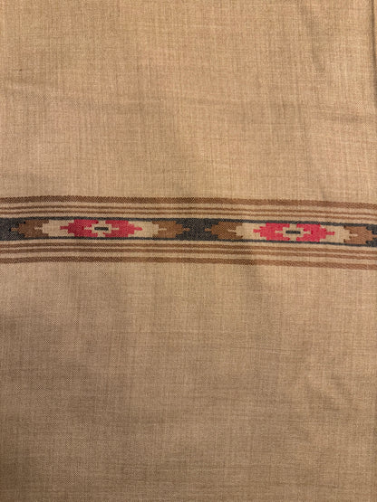 Brown Wool Loi Shawl